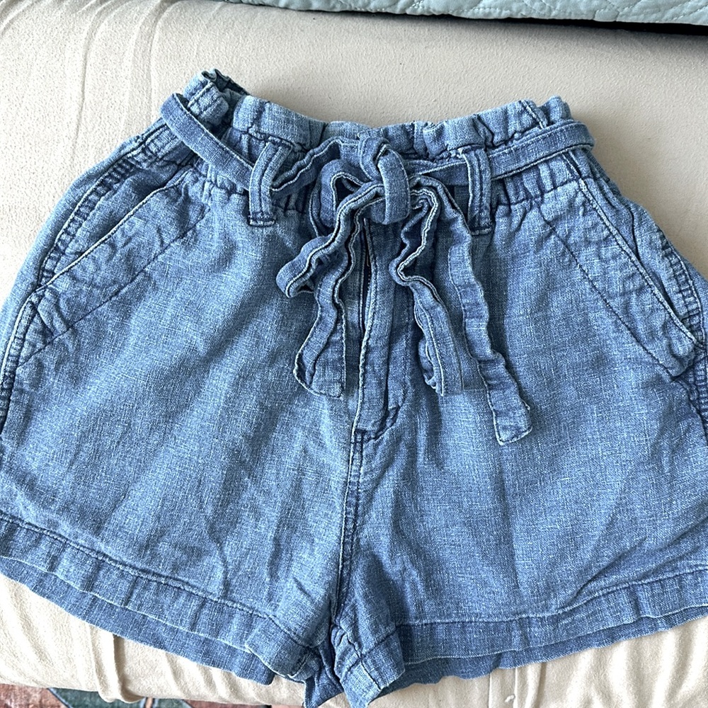 Universal Thread size XS high rise shorts.  Drawstring / elastic / zip waist